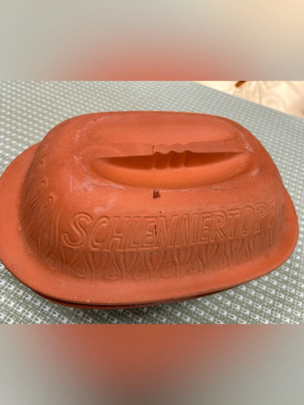 Schlemmertopf Terracotta Clay Baker - Orange, new condition, never used.